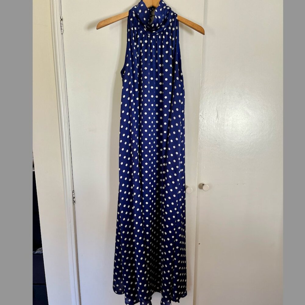 Polka Dot Long Summer Maxi Dress